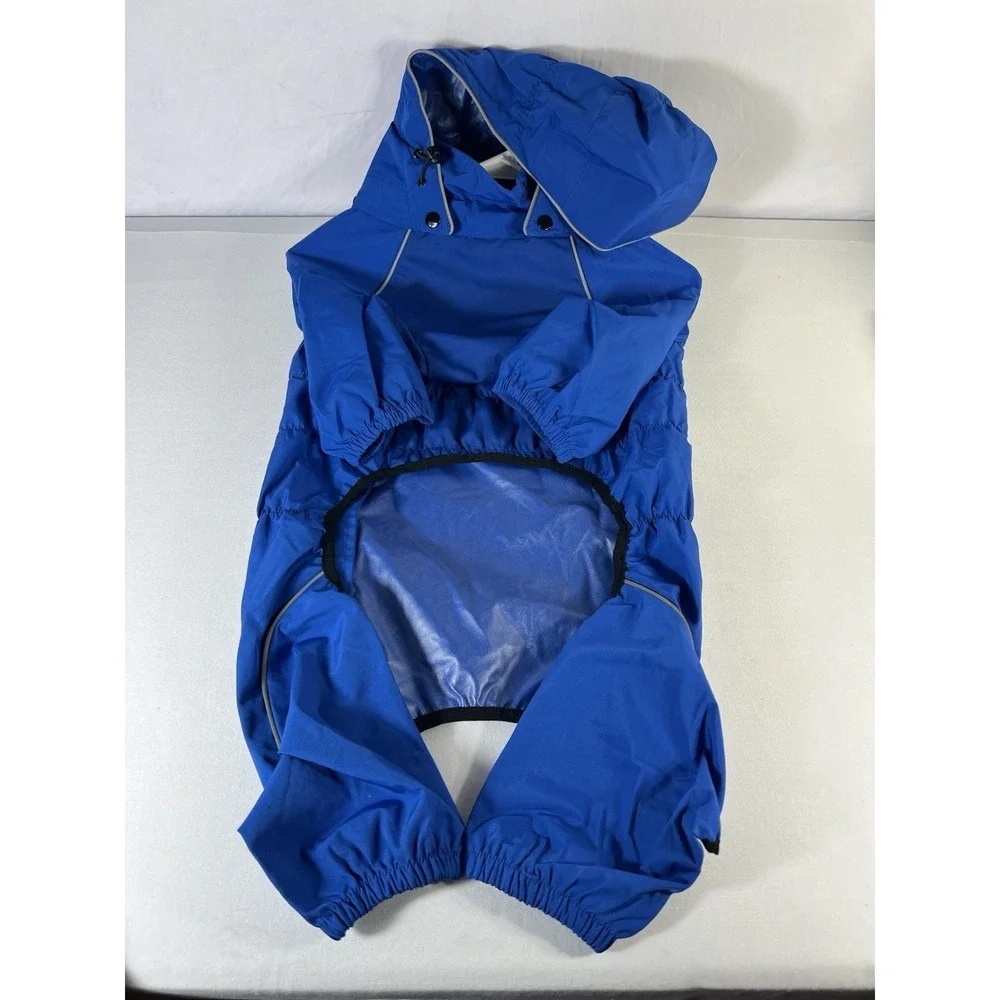 Waterproof Dog Raincoat with Removable Hood – Outdoor Full Body Dog Jacket XXL‎